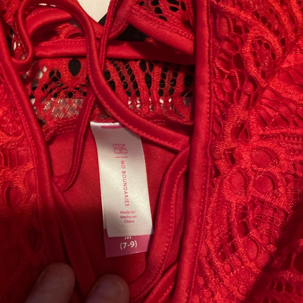 Never worn fancy red tank top size woman’s Medium